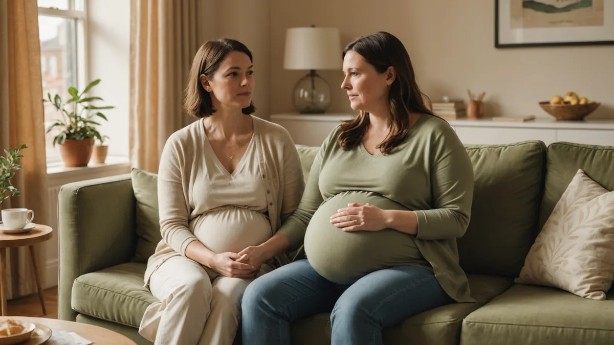 Cover image for article about pregnancy anxiety and reassurance